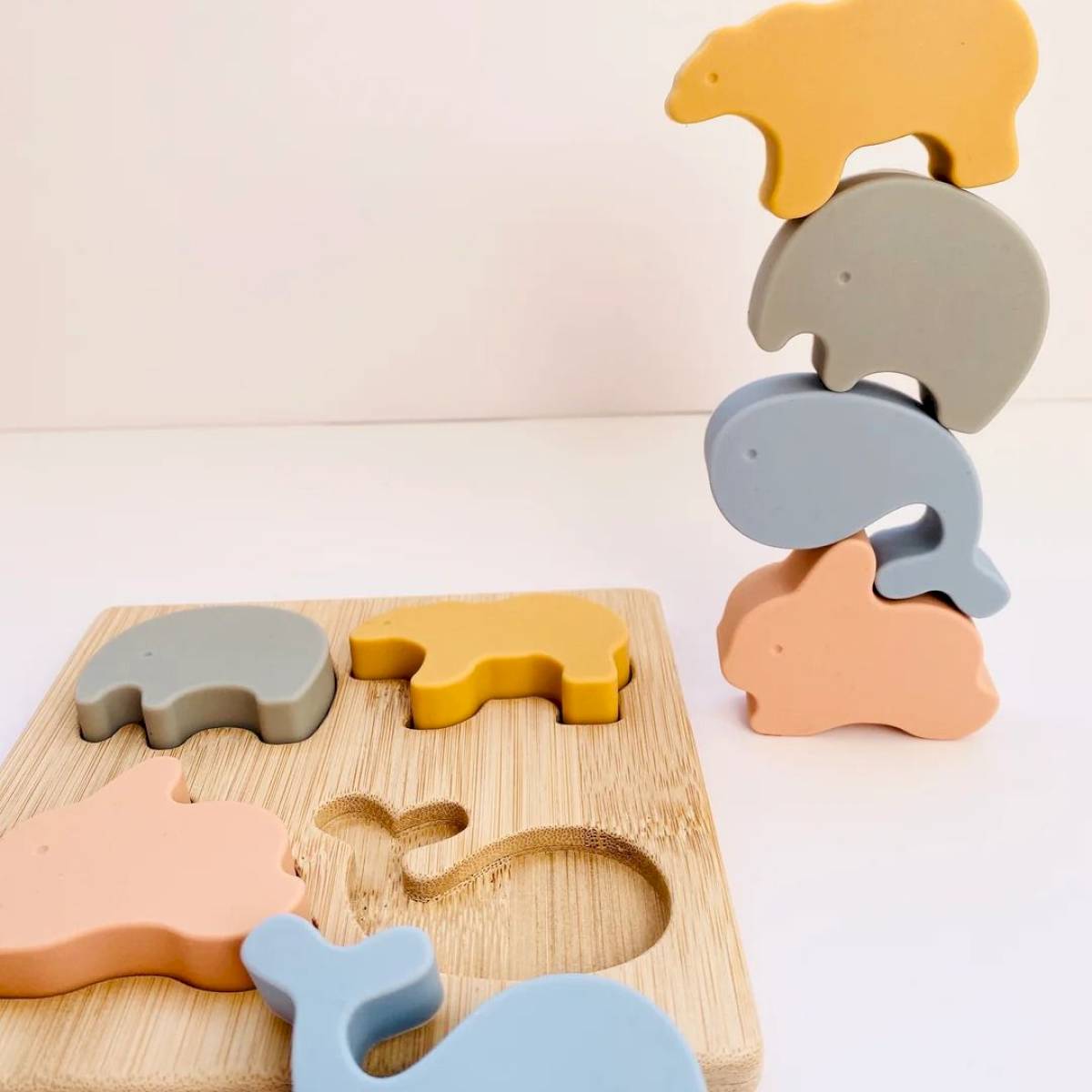 Puzzles Montessori en bois pour enfants, jouet pour bébé de 2 ans, jeu pour  bébé de