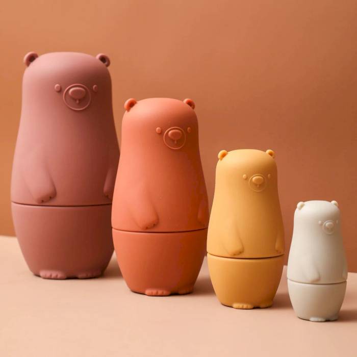 Poupées russes Montessori en silicone