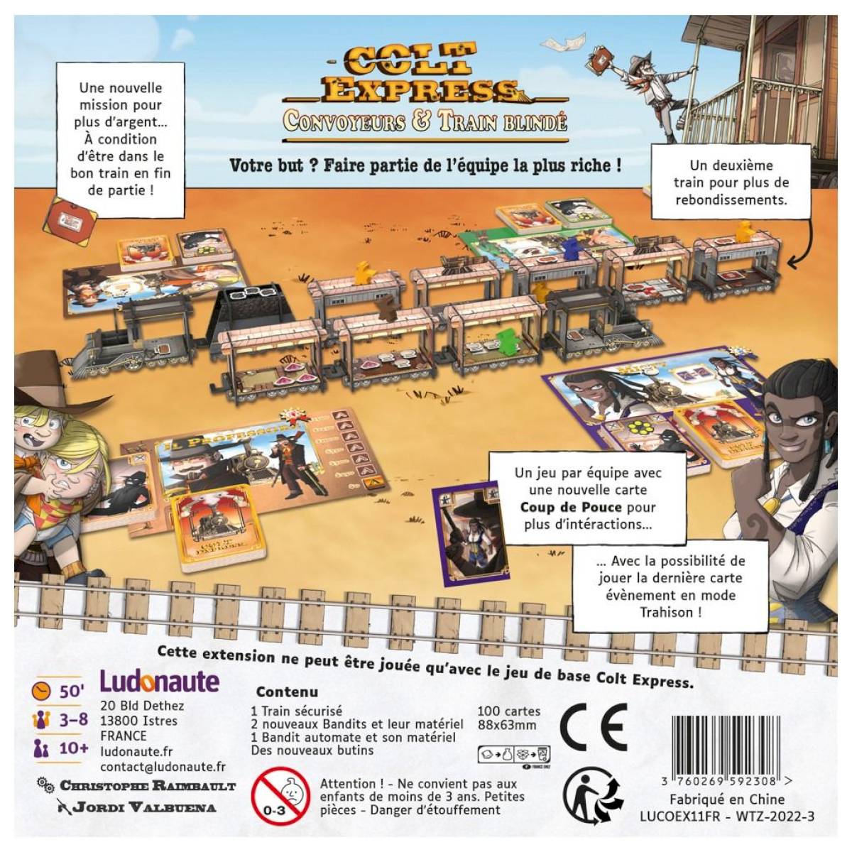 Colt Express - Convoyeurs et Train blindé