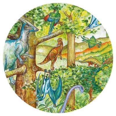 Puzzle d'observation Dinosaures et livret