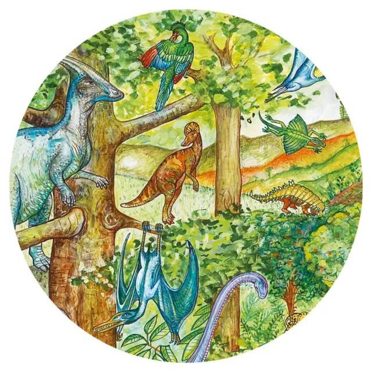 Puzzle d'observation Dinosaures et livret