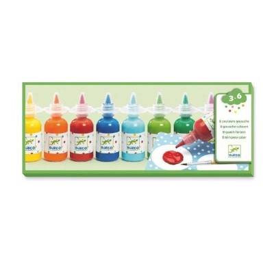 8 Tubes de gouache