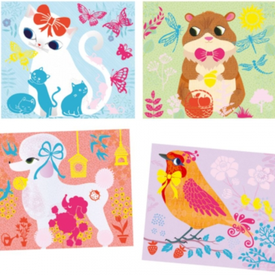 Little pets Artistic patch Velours