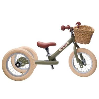 Panier pour draisienne imitation rotin