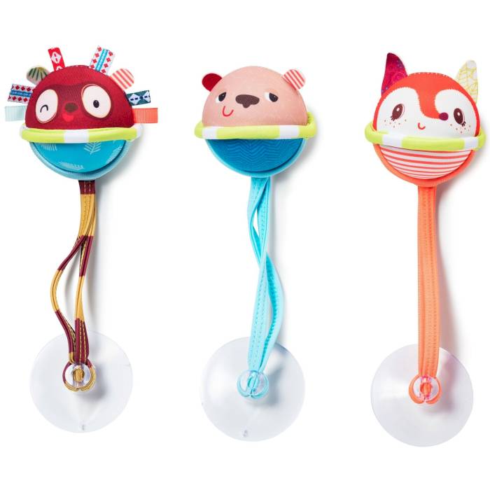 3 balles de bain à ventouse- Lilliputiens
