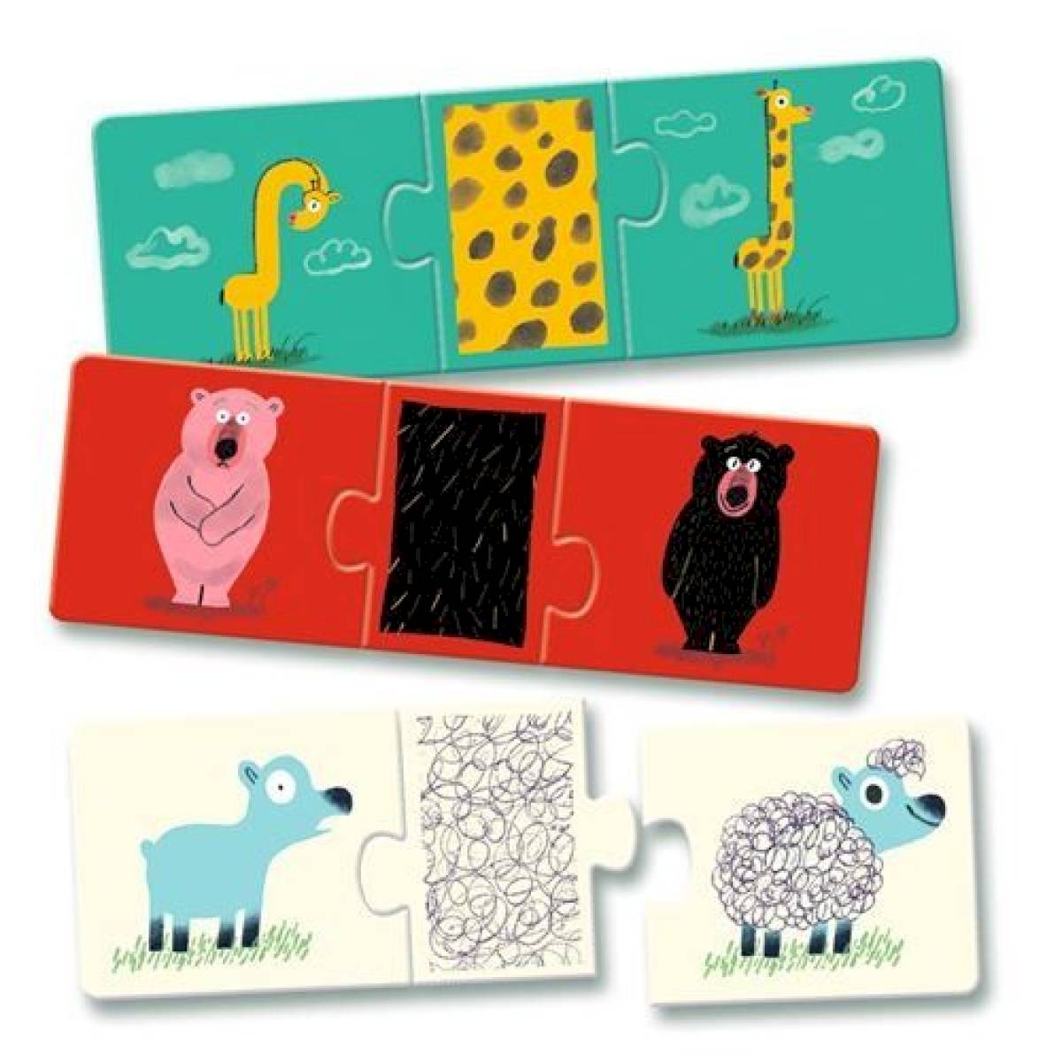 Puzzle trio Tout nu