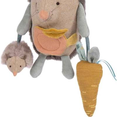 Hérisson d'activités à suspendre Trois Petits Lapins