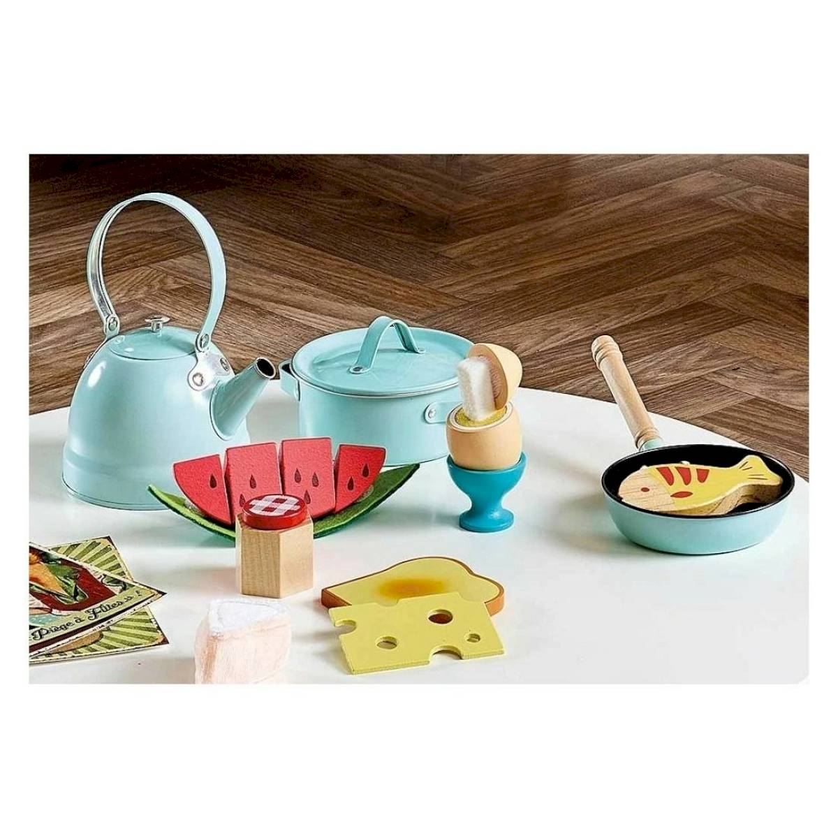 Dinette vintage en métal - Jour de Marché