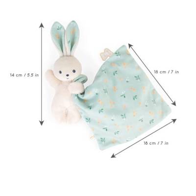 Doudou lapin Carré douceur Bouquet d'agrumes