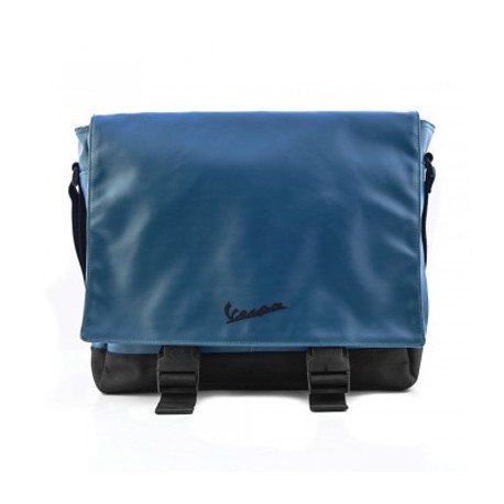 Sac besace Vespa vinyl bleu nuit
