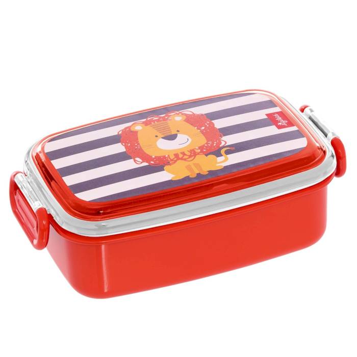 Boîte à goûter Lion Rouge