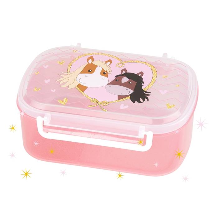 Boîte à goûter Pony Love Rose