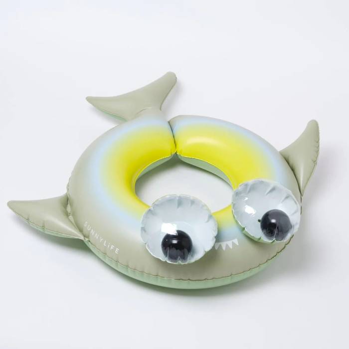 Bouée gonflable Requin Tribe Kaki