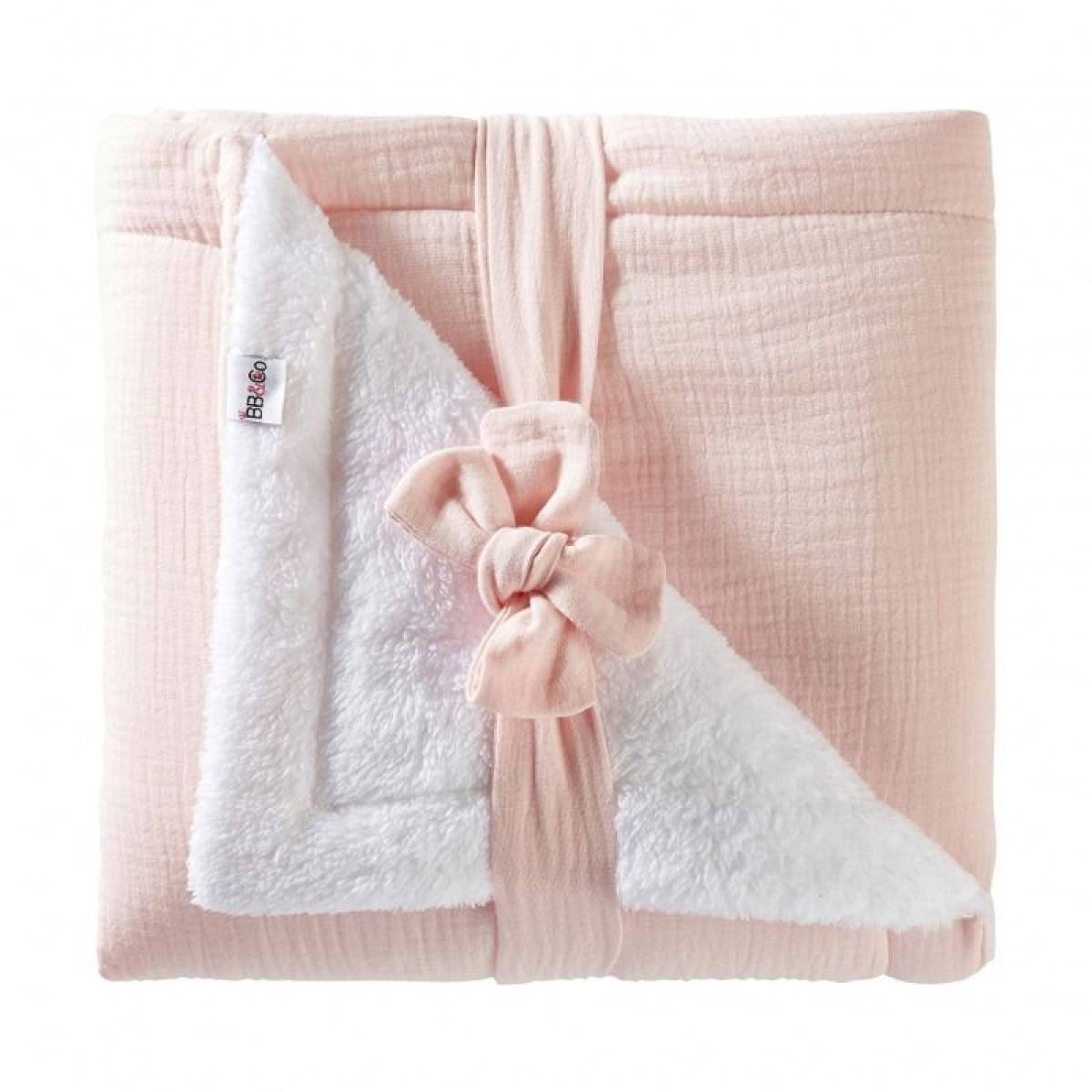 Couverture peluche Rose Blush - Mix & Match