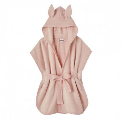 Peignoir de bain Soft Bambou rose blush 0-2 ans