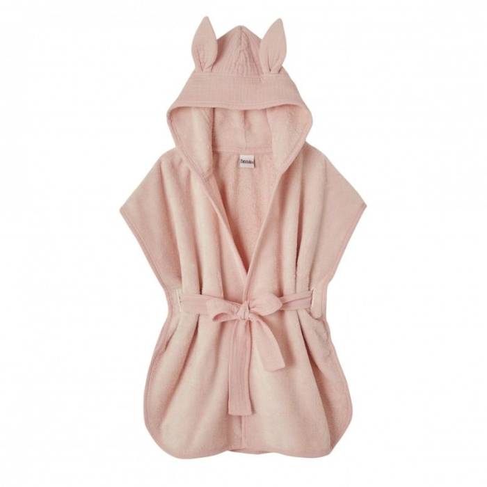 Peignoir de bain Soft Bambou rose blush 2-4 ans