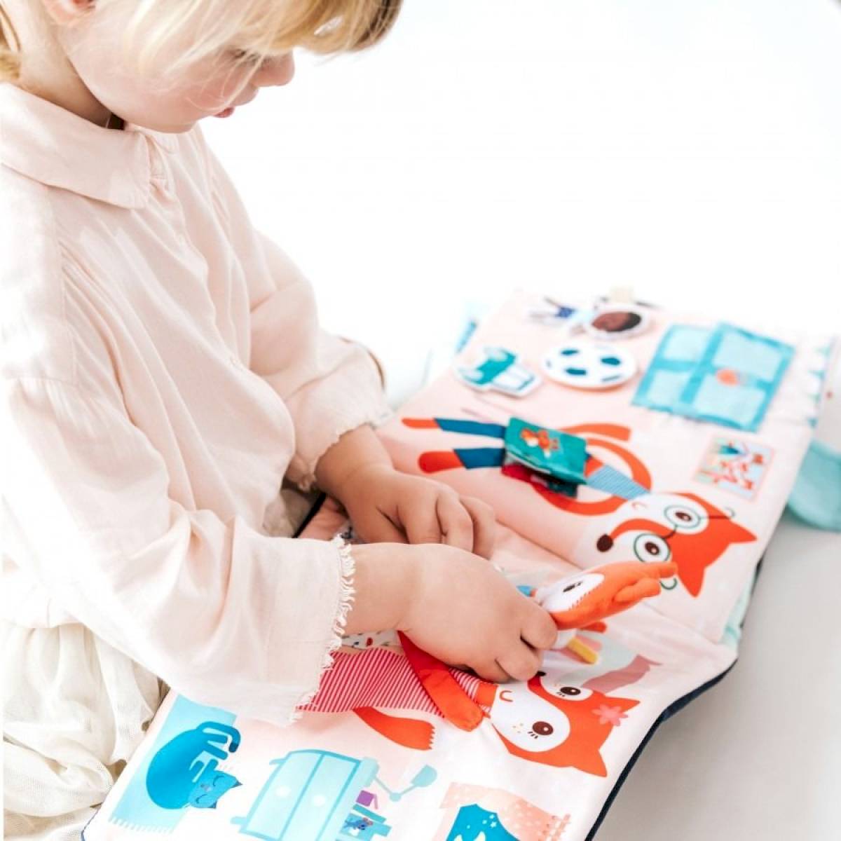 Livre d'activités en tissu ''Bonjour petit renard'' - Lilliputiens(dupliqué)