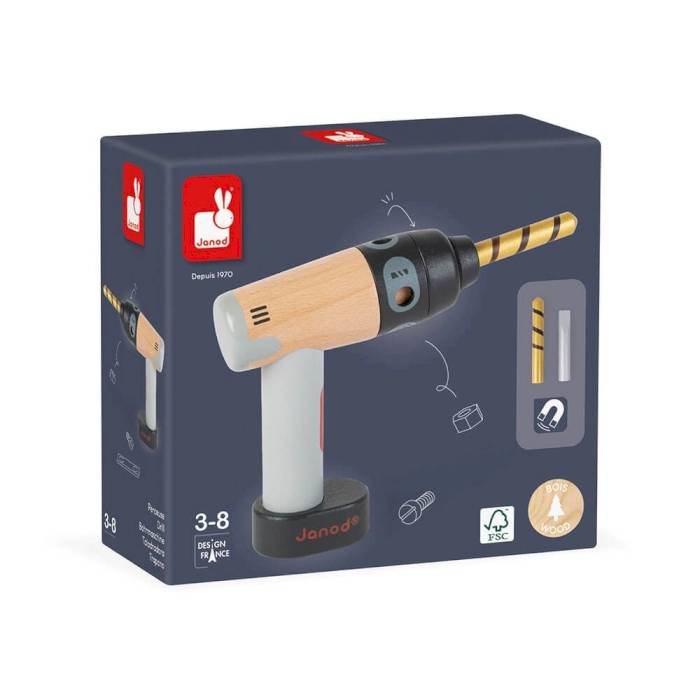 Perceuse en bois Brico'kids
