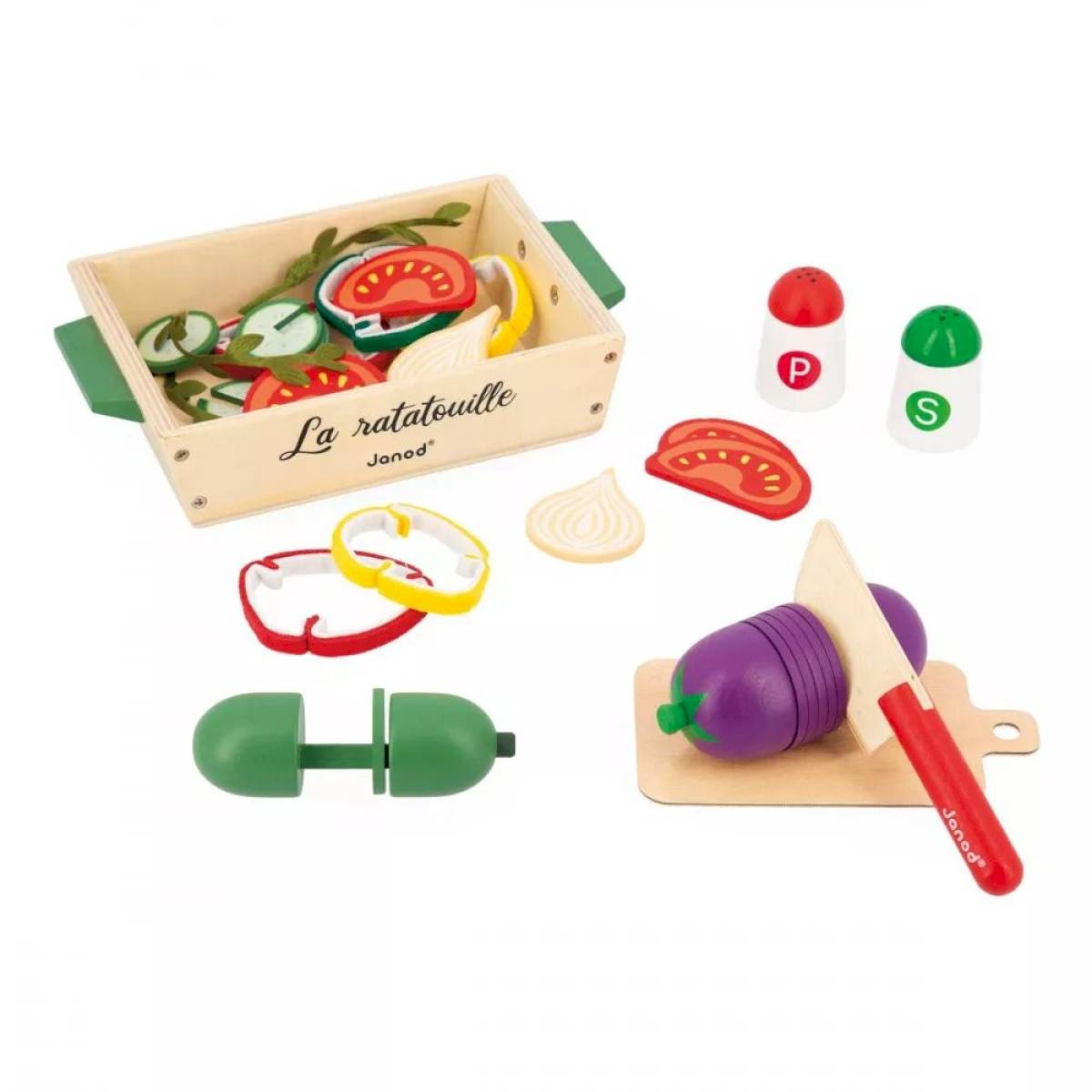 Set Ratatouille en bois