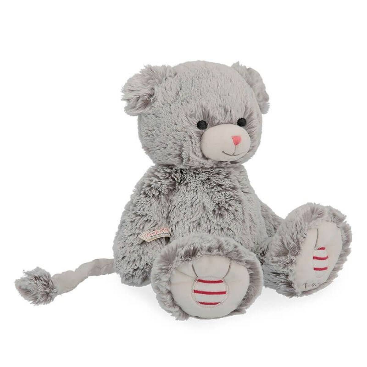 Peluche Musicale Ours Gris Prestige Maé