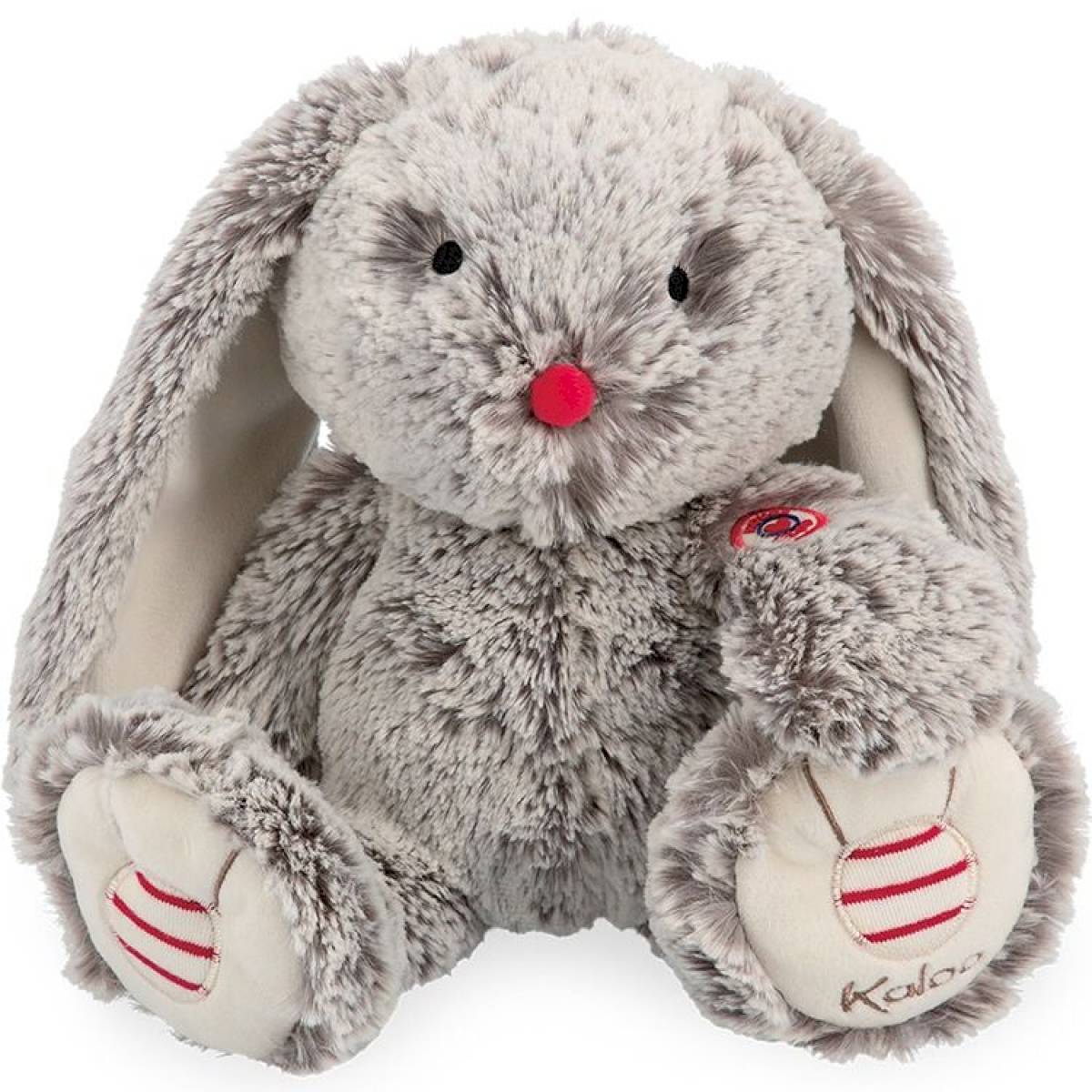 Peluche Musicale Lapin Gris Prestige Léo