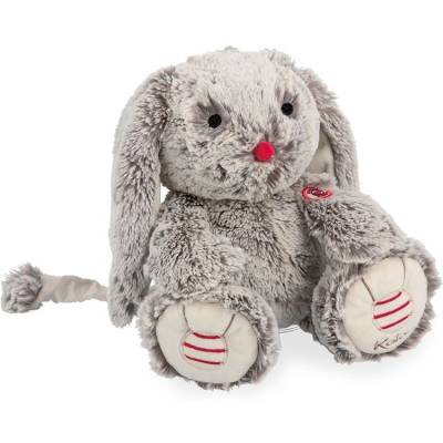 Peluche Musicale Lapin Gris Prestige Léo