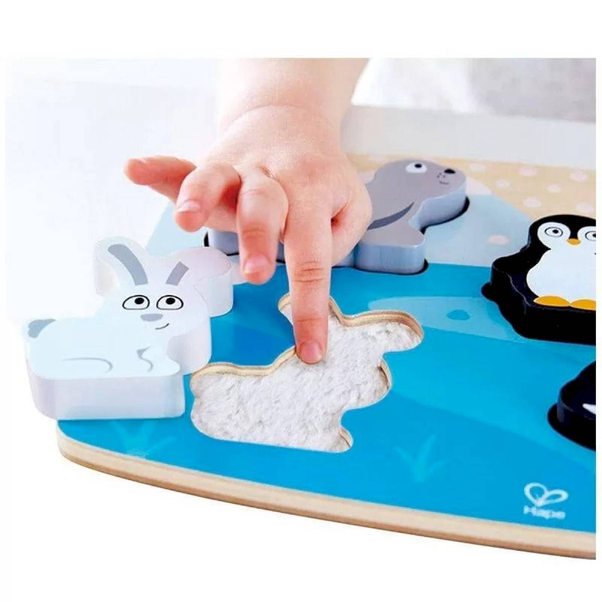 Puzzle Tactile - Animaux Polaire