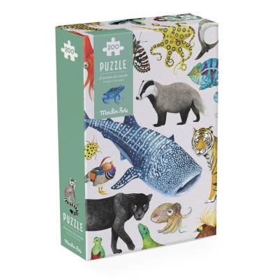 Puzzle Les animaux du monde 200 pcs