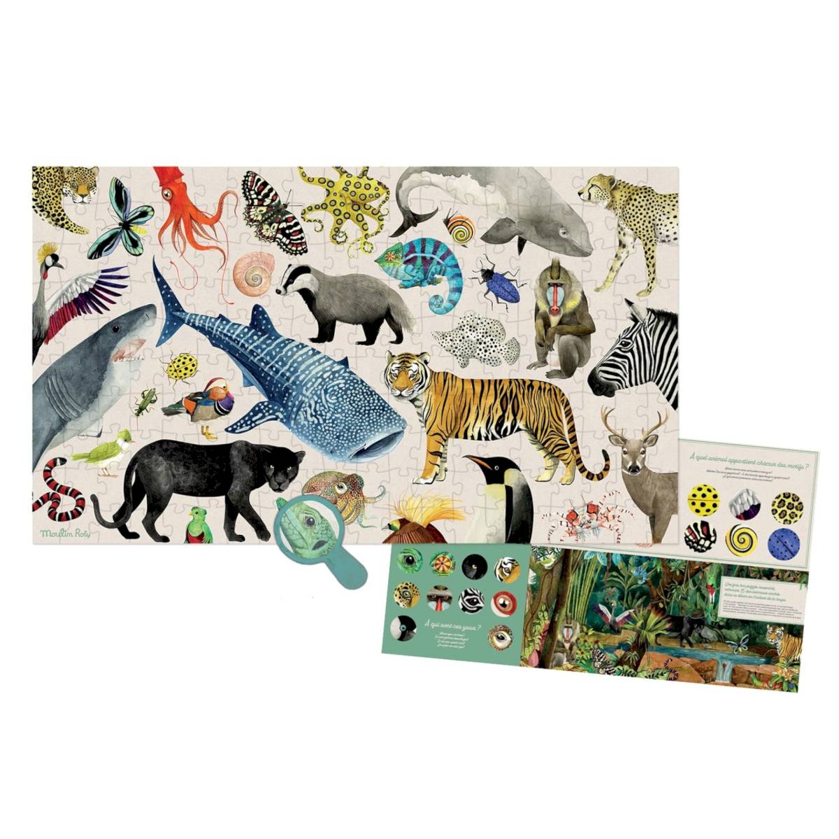 Puzzle Les animaux du monde 200 pcs