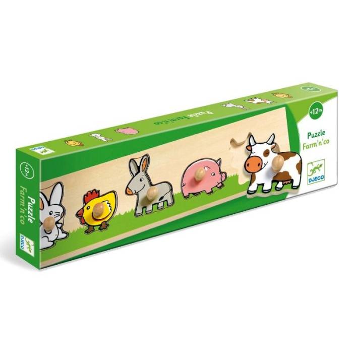 Puzzle gros boutons Farm'n'co