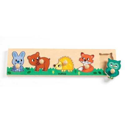 Puzzle gros boutons Forest'n'co