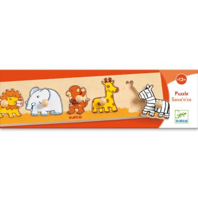 Puzzle gros boutons Sava'n'co