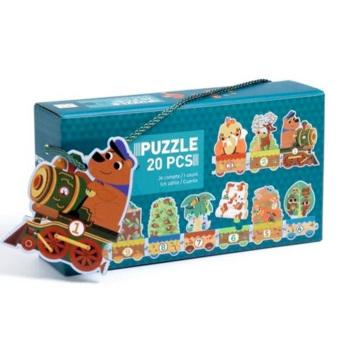 Puzzle - Le Bolide - 16 Pièces - Jeux enfants - Djeco