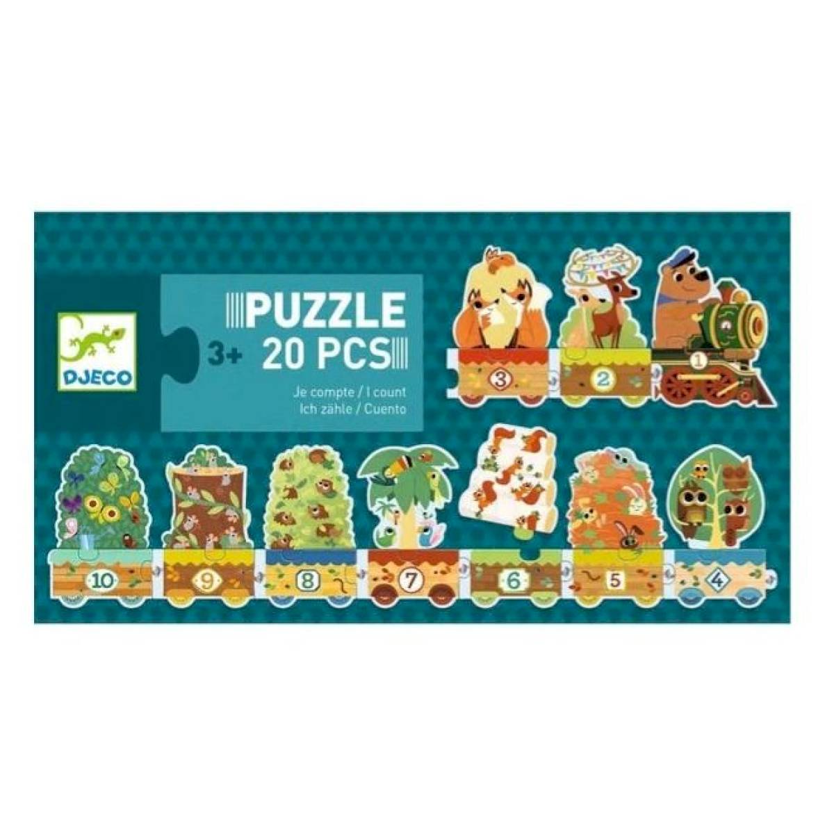 Puzzle - Le Bolide - 16 Pièces - Jeux enfants - Djeco