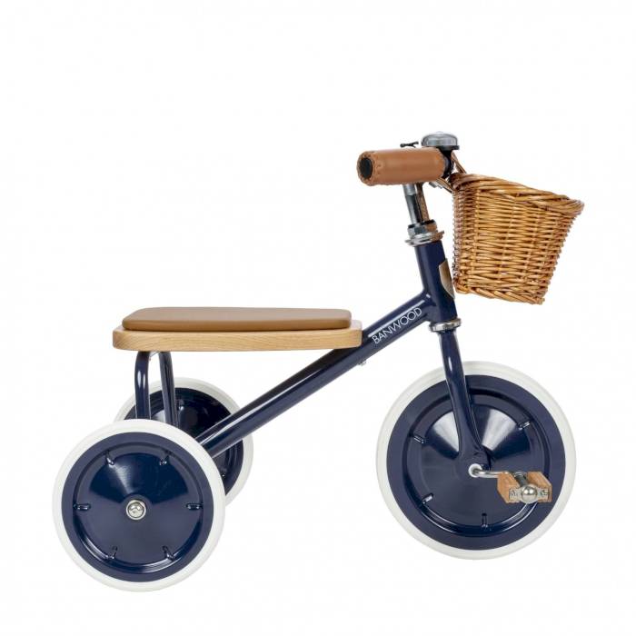 Tricycle Vintage - Bleu Marine