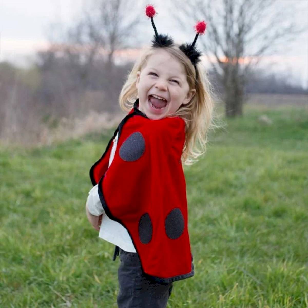 Cordon de lunette enfant motif coccinelle - Tengeances