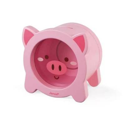 Tirelire Cochon en bois