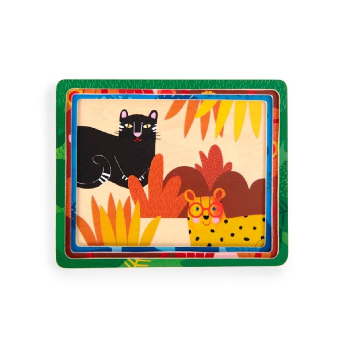 Puzzle en bois à 3 étages - Les Toupitis