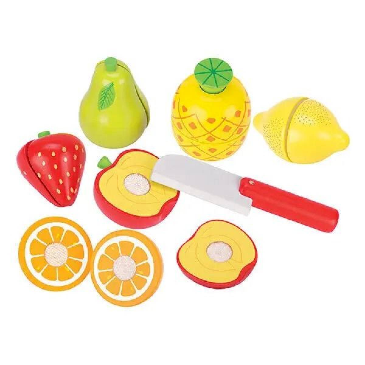 Fruits en bois avec scratch