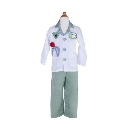 Déguisement de docteur vert 5-6 ans