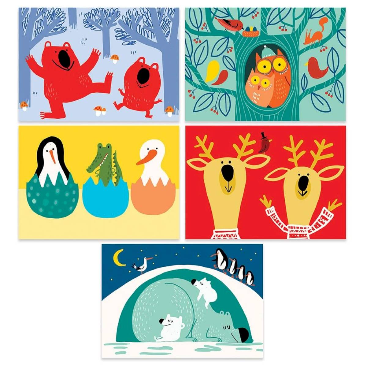 Cartes à gratter Animaux à découvrir