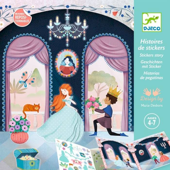 Histoires de stickers La vie au château