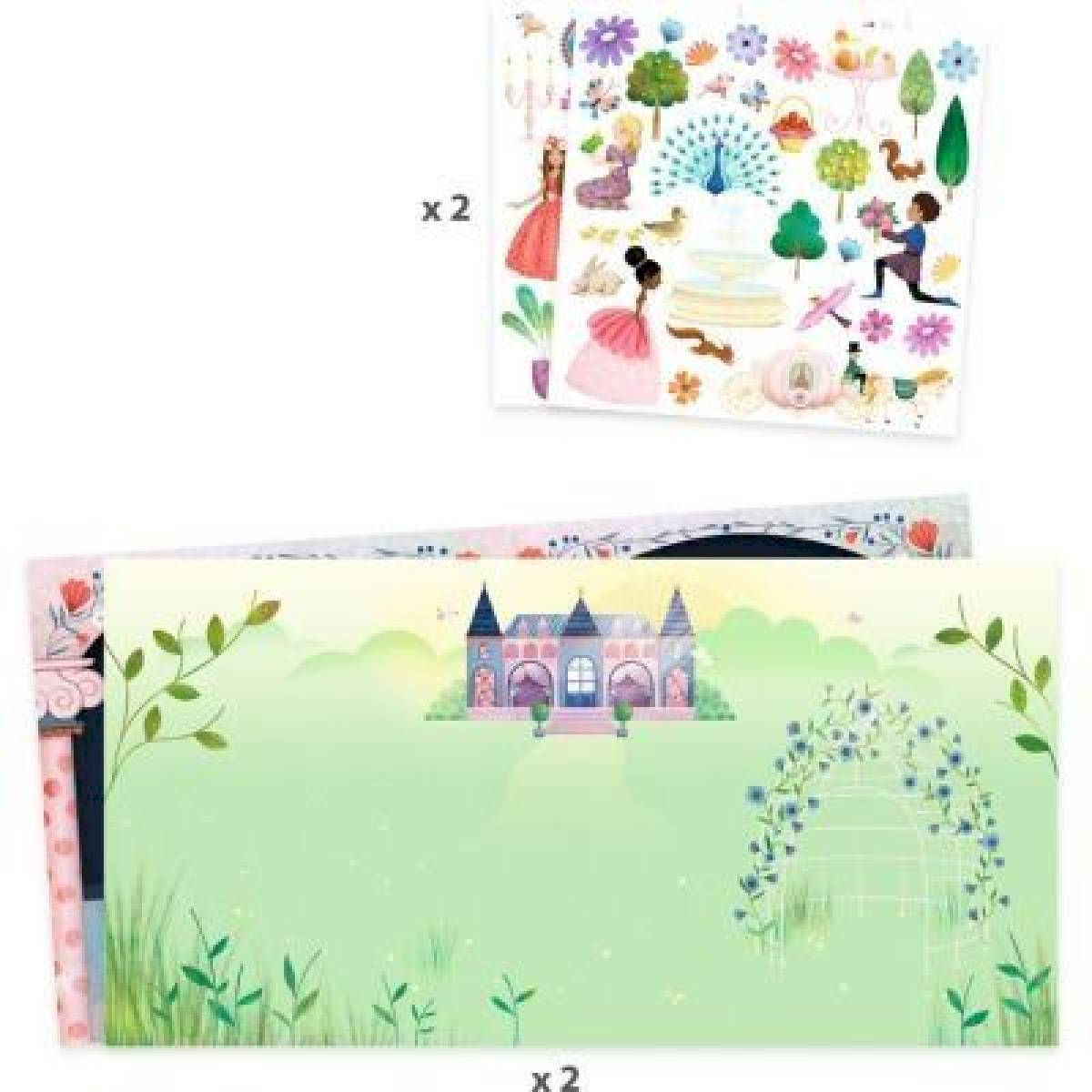 Histoires de stickers La vie au château