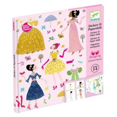 Stickers paperdolls Robes des 4 saisons