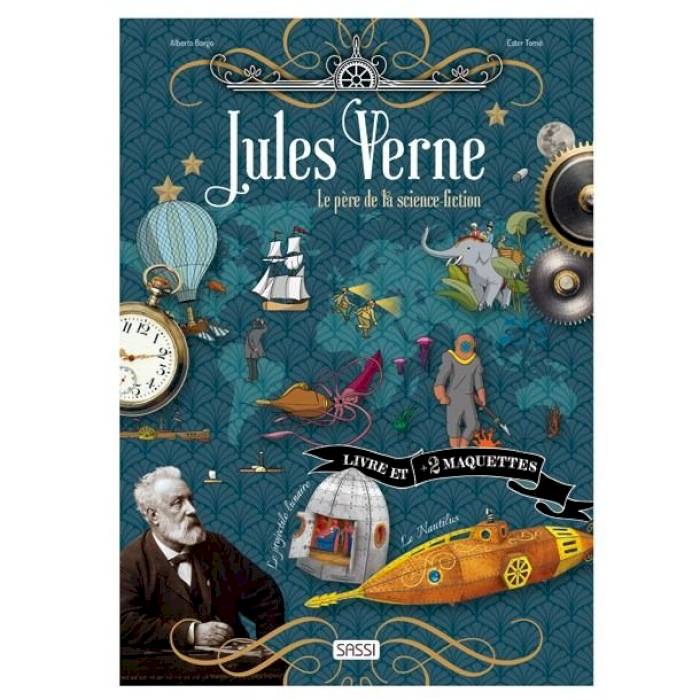 Livre et maquettes Jules Verne