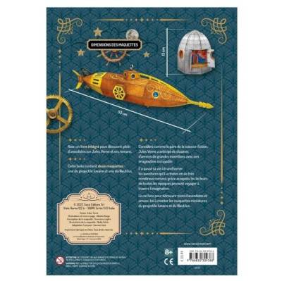 Livre et maquettes Jules Verne