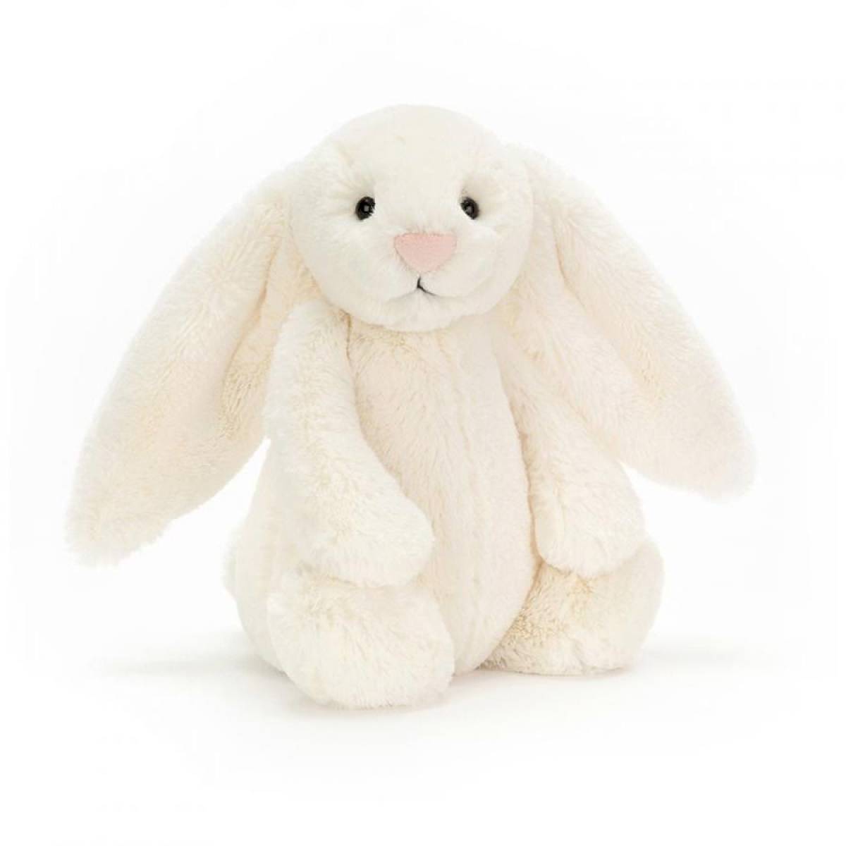 Peluche Lapin Bashful crème 31cm