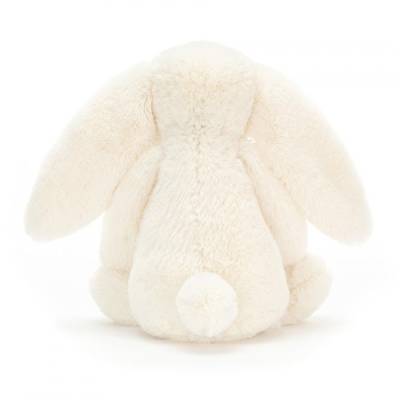 Peluche Lapin Bashful crème 31cm