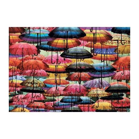 Puzzle les Parapluies - 1000 pièces