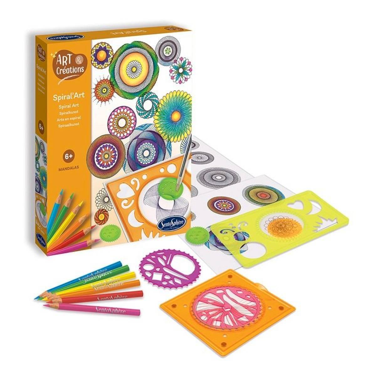 Coffret Spiral'Art Mandalas